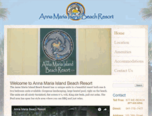Tablet Screenshot of annamariaislandbeachresort.com